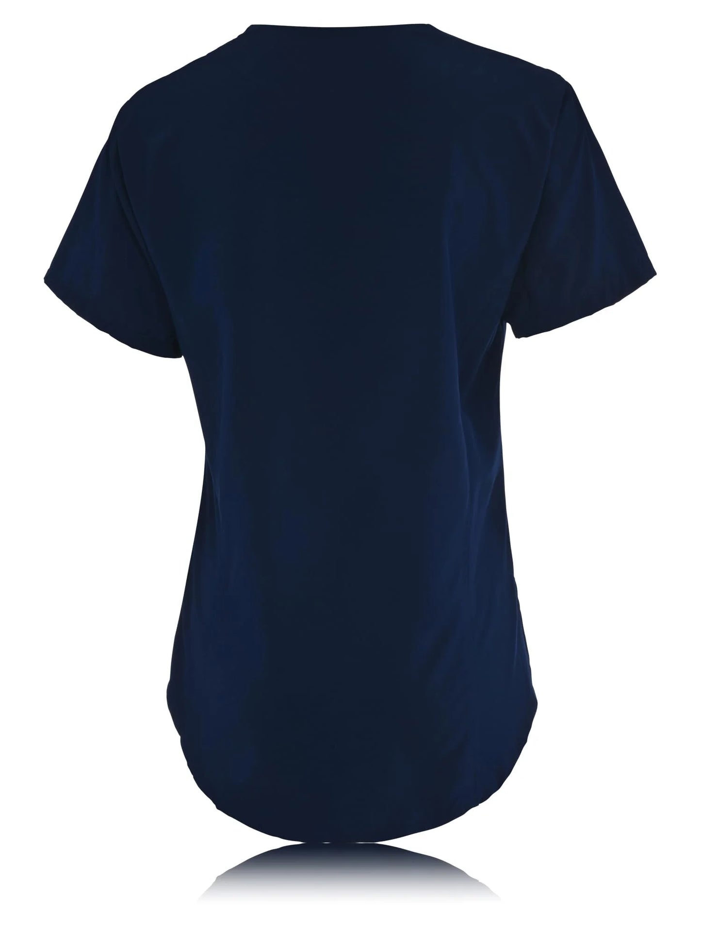 JEFFRICO Scrubs For Women Short Sleeve Zipper Front V-Neck Top 2 Pockets