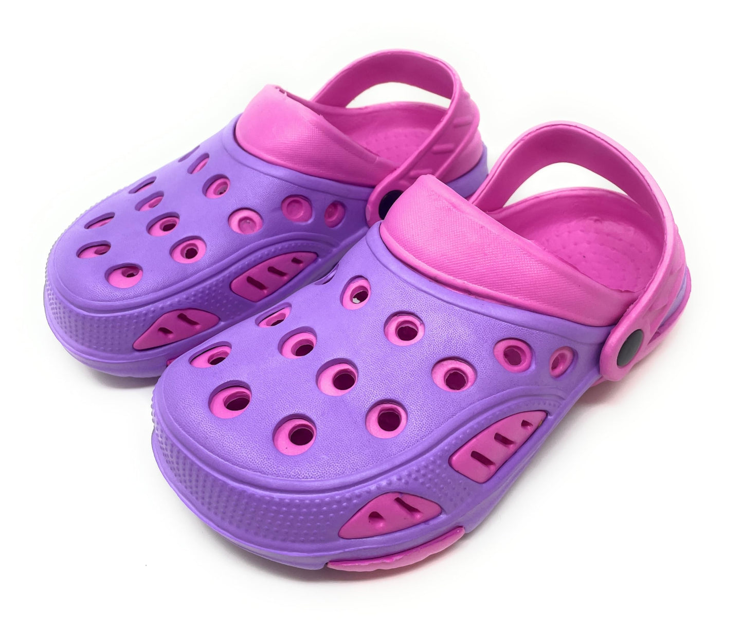 JEFFRICO Breathable Clogs for Kids Girls Garden Shoes Swim Beach Comfort Clog