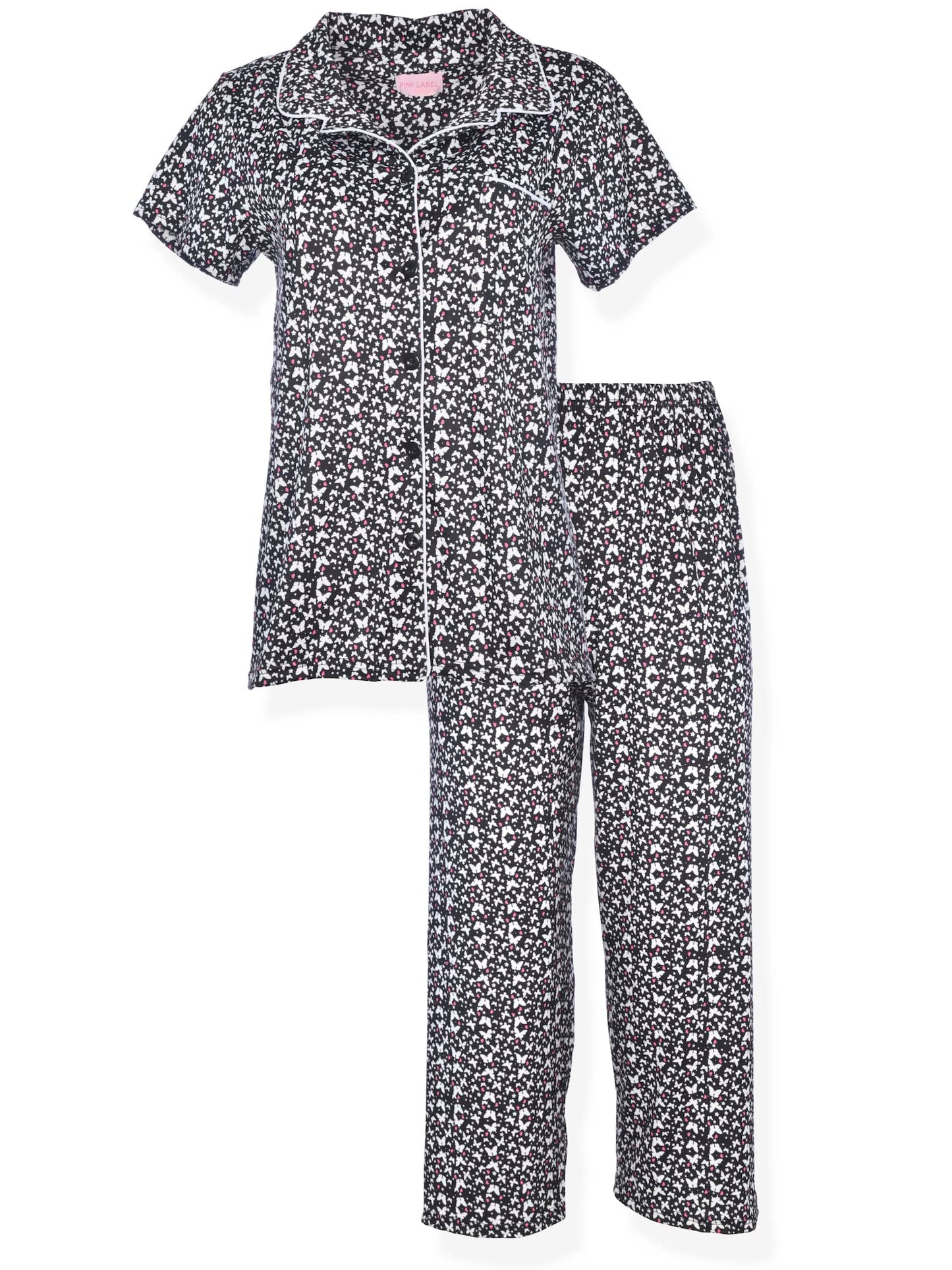 JEFFRICO Womens Pajamas For Women Ankle Length Pajamas Set Sleepwear Soft Pajamas