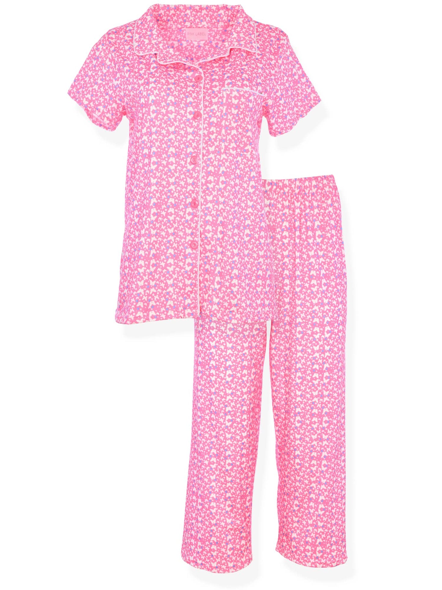 JEFFRICO Womens Pajamas For Women Ankle Length Pajamas Set Sleepwear Soft Pajamas