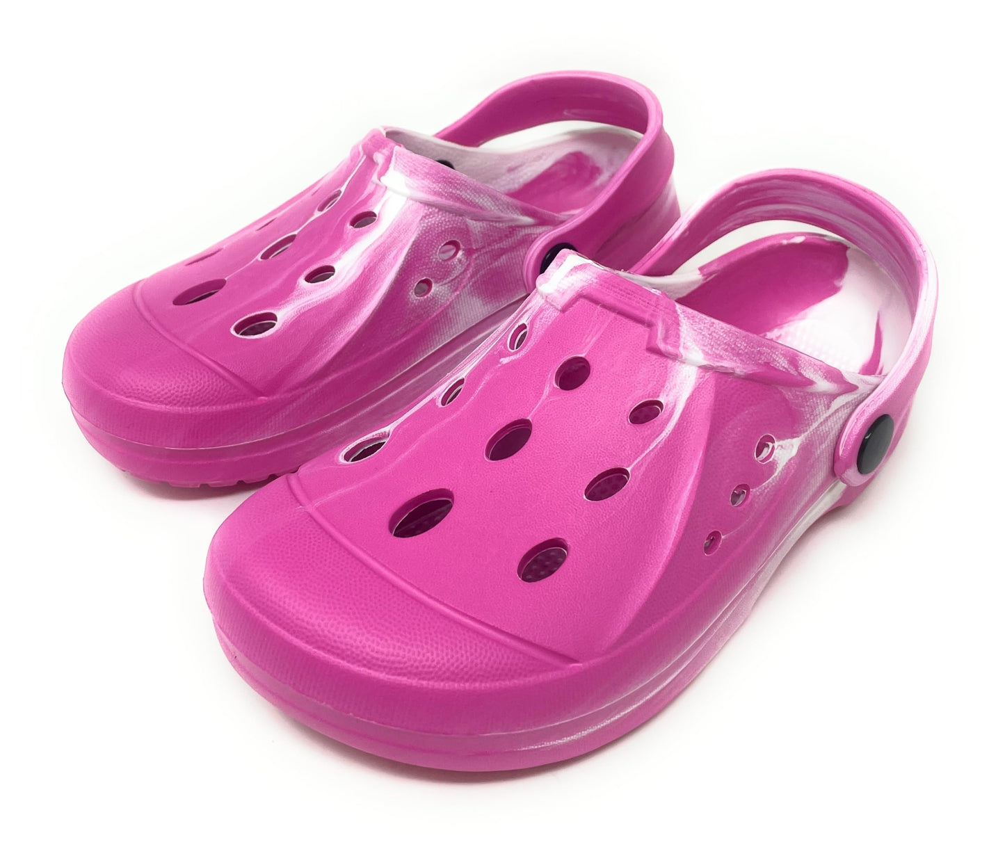 JEFFRICO Breathable Clogs for Kids Girls Garden Shoes Swim Beach Comfort Clog