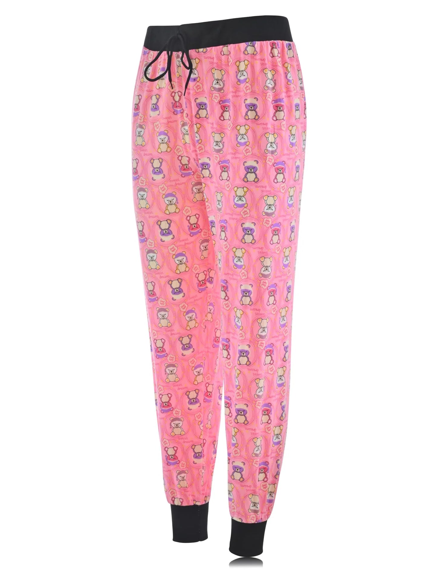 JEFFRICO Pajama Pants For Women Soft Comfy Drawstring Jogger Pajama Pants Sleepwear