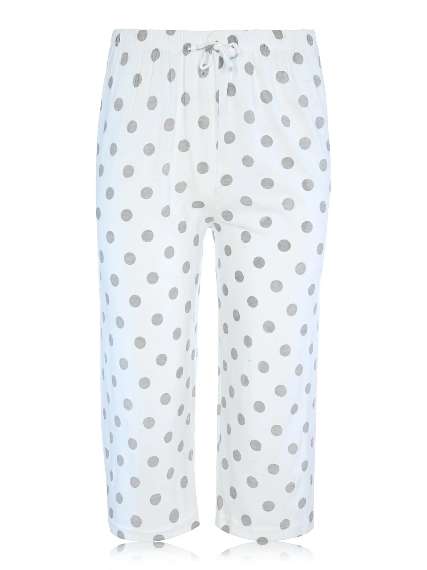 JEFFRICO Pajamas For Women Capri Set Sleepwear Soft Pajamas Short Sleeve Pajama Sleepshirt With Capri Pants
