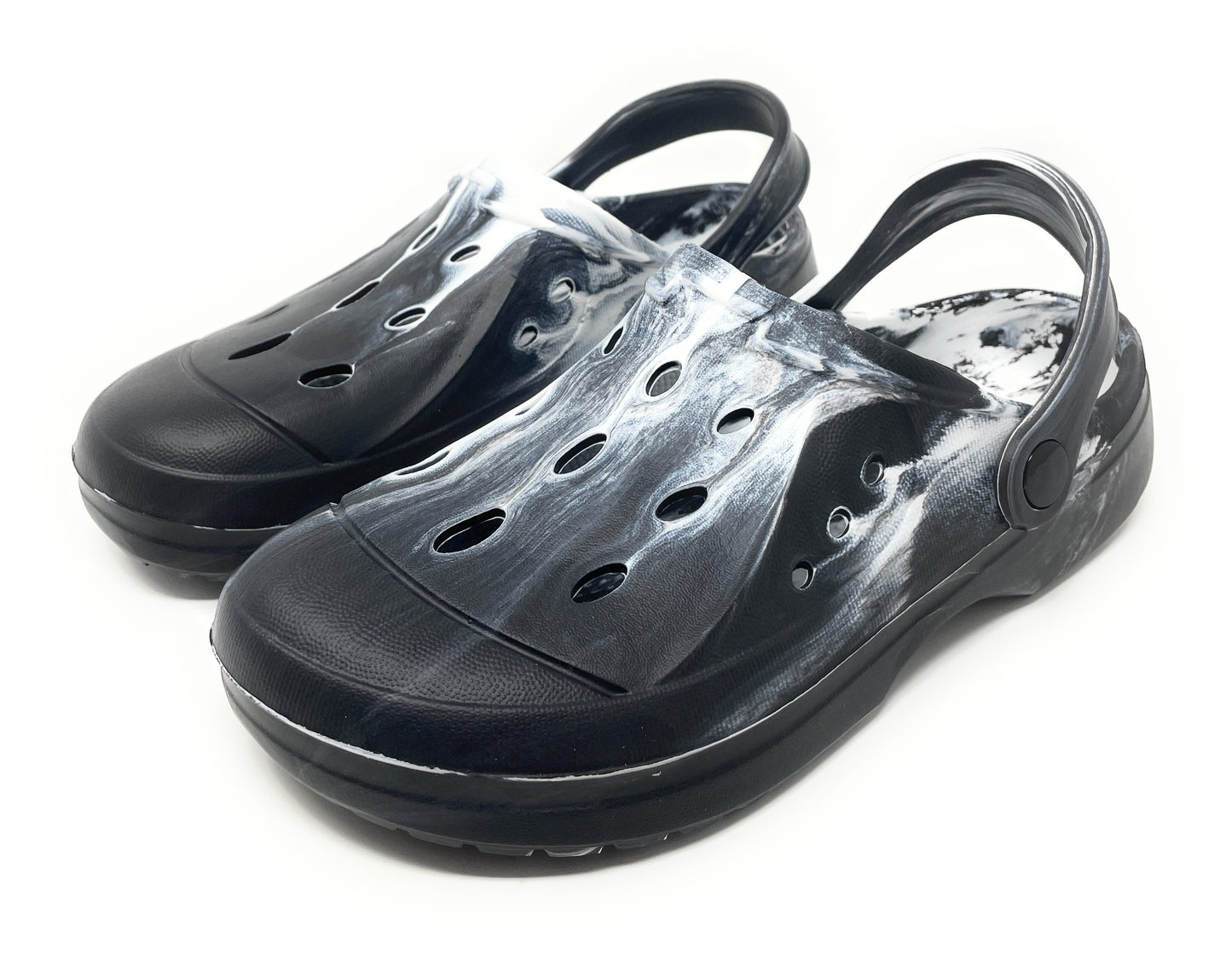 JEFFRICO Womens Clogs Breathable Lightweight Slip On Clogs Comfort Garden Shoes Cow