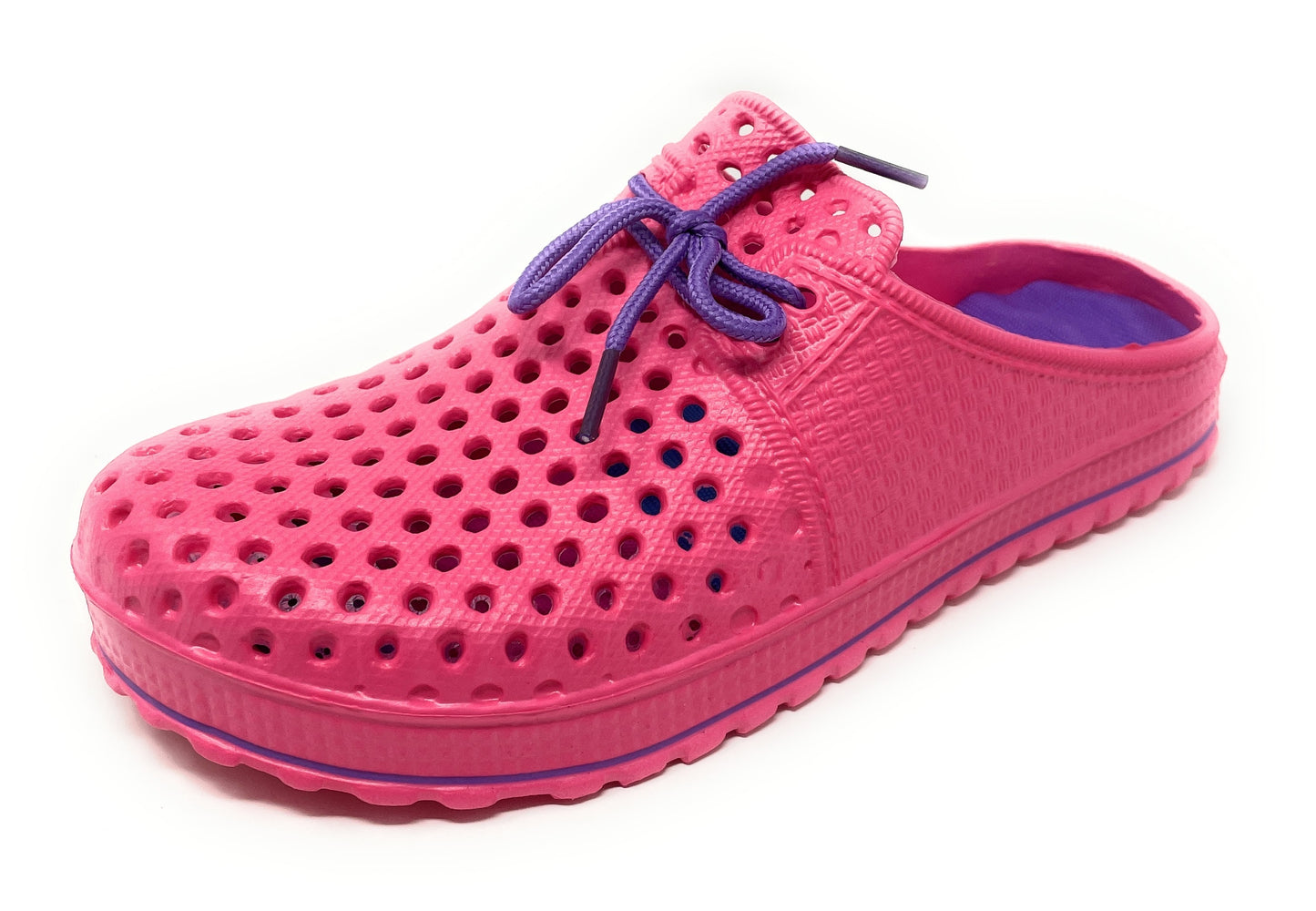 JEFFRICO Womens Clogs Breathable Lightweight Slip On Clogs Comfort Garden Shoes Lace