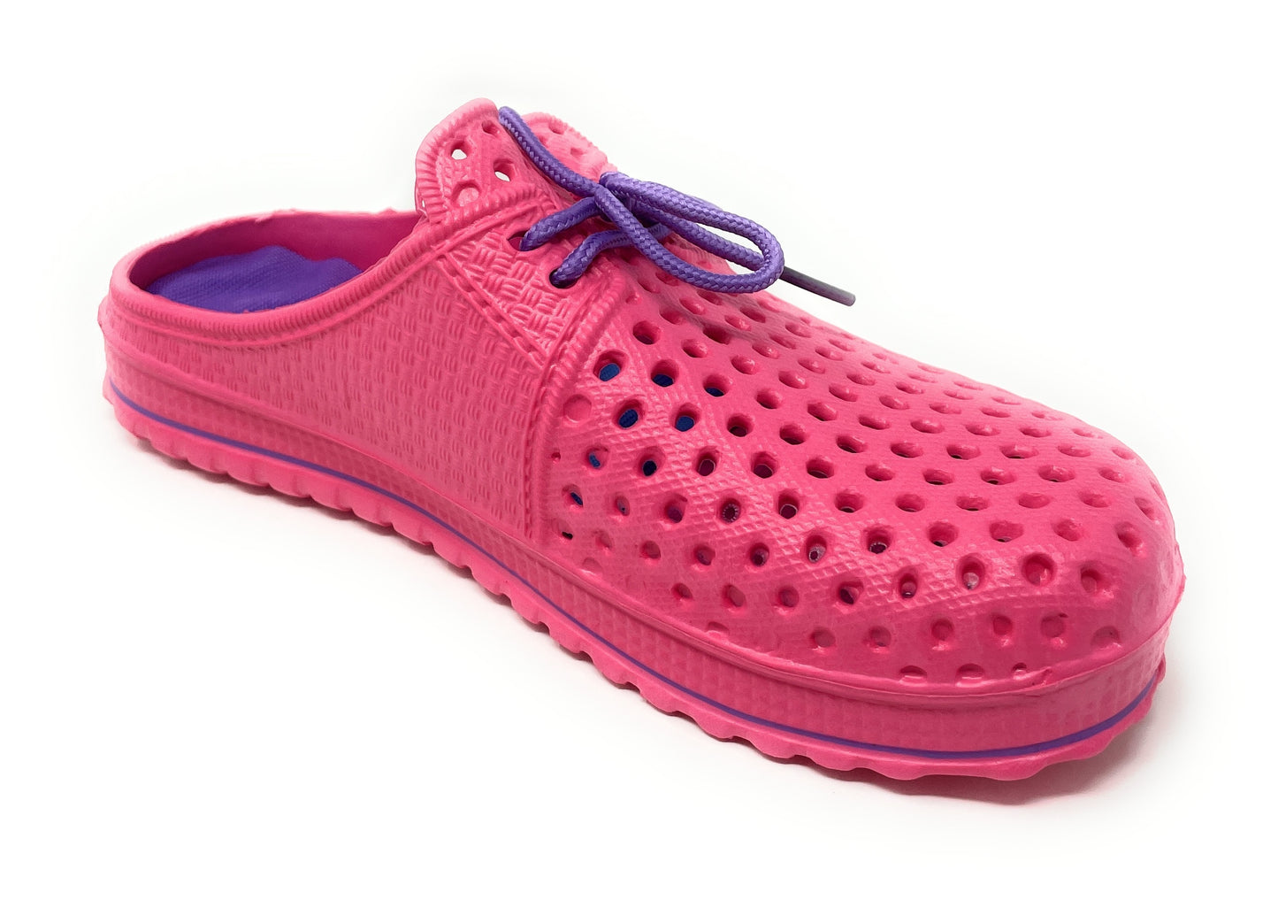 JEFFRICO Womens Clogs Breathable Lightweight Slip On Clogs Comfort Garden Shoes Lace