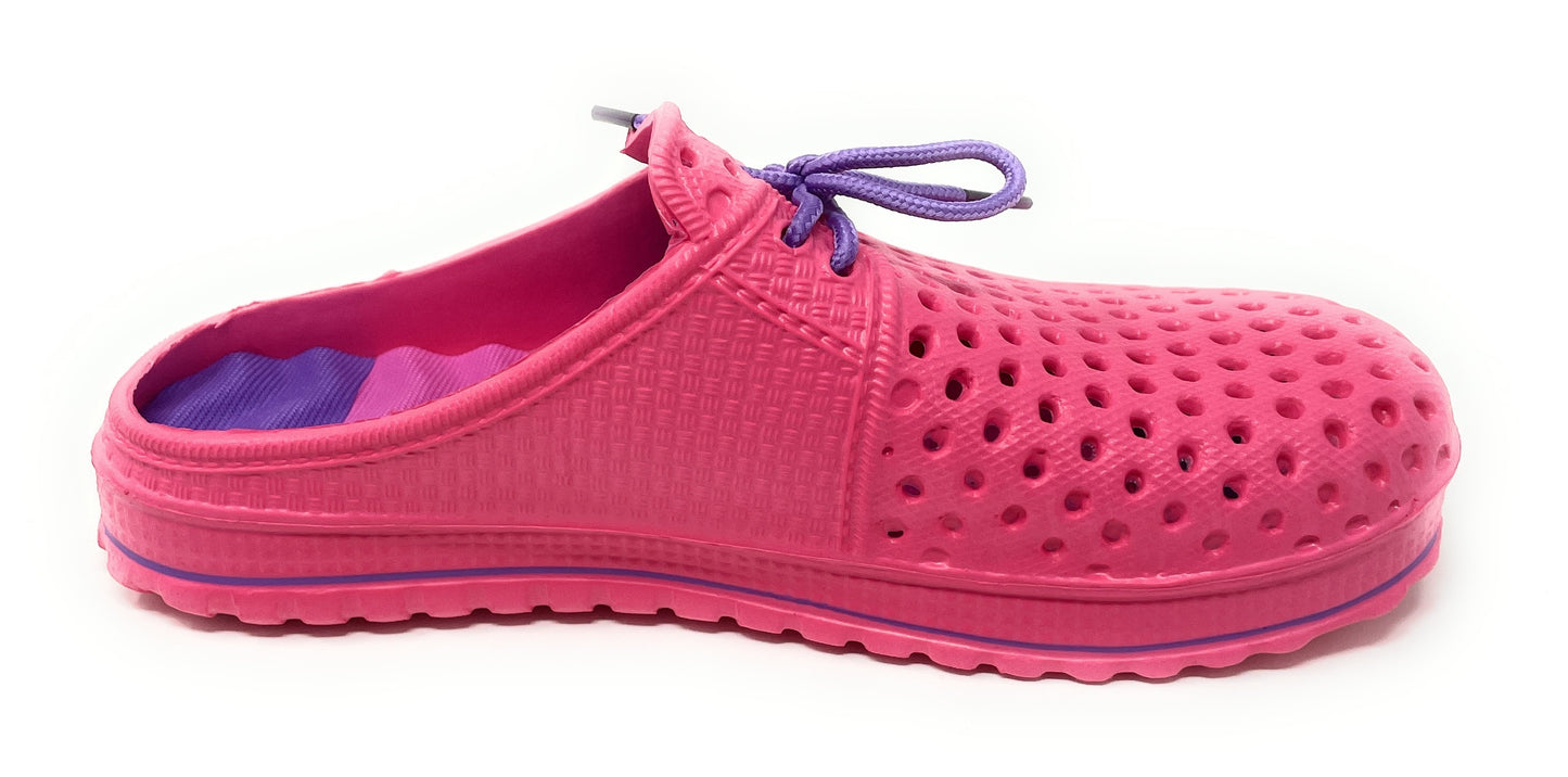 JEFFRICO Womens Clogs Breathable Lightweight Slip On Clogs Comfort Garden Shoes Lace