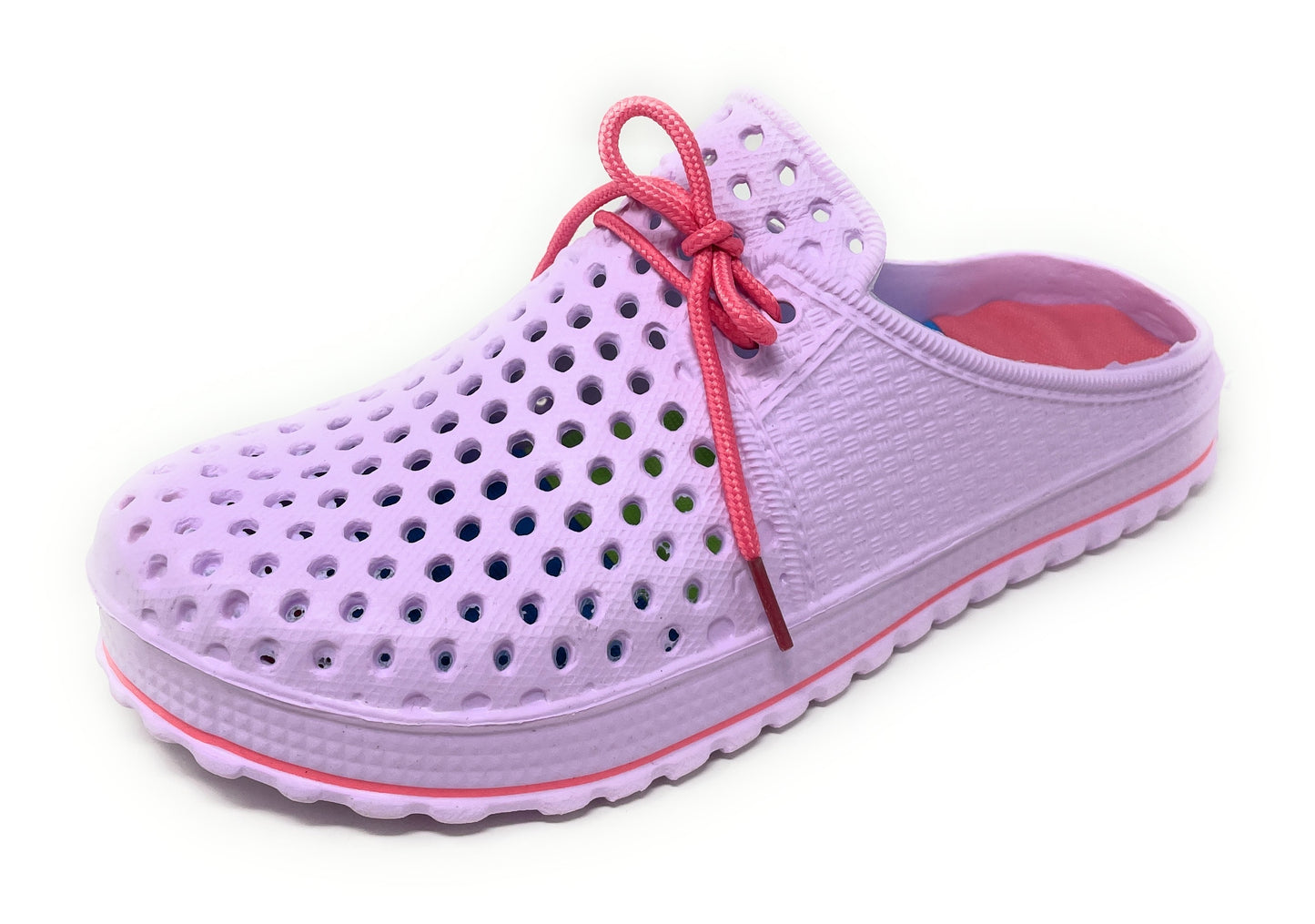 JEFFRICO Womens Clogs Breathable Lightweight Slip On Clogs Comfort Garden Shoes Lace