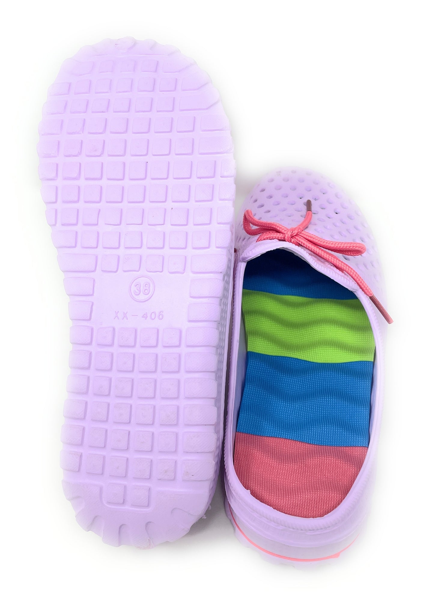 JEFFRICO Womens Clogs Breathable Lightweight Slip On Clogs Comfort Garden Shoes Lace