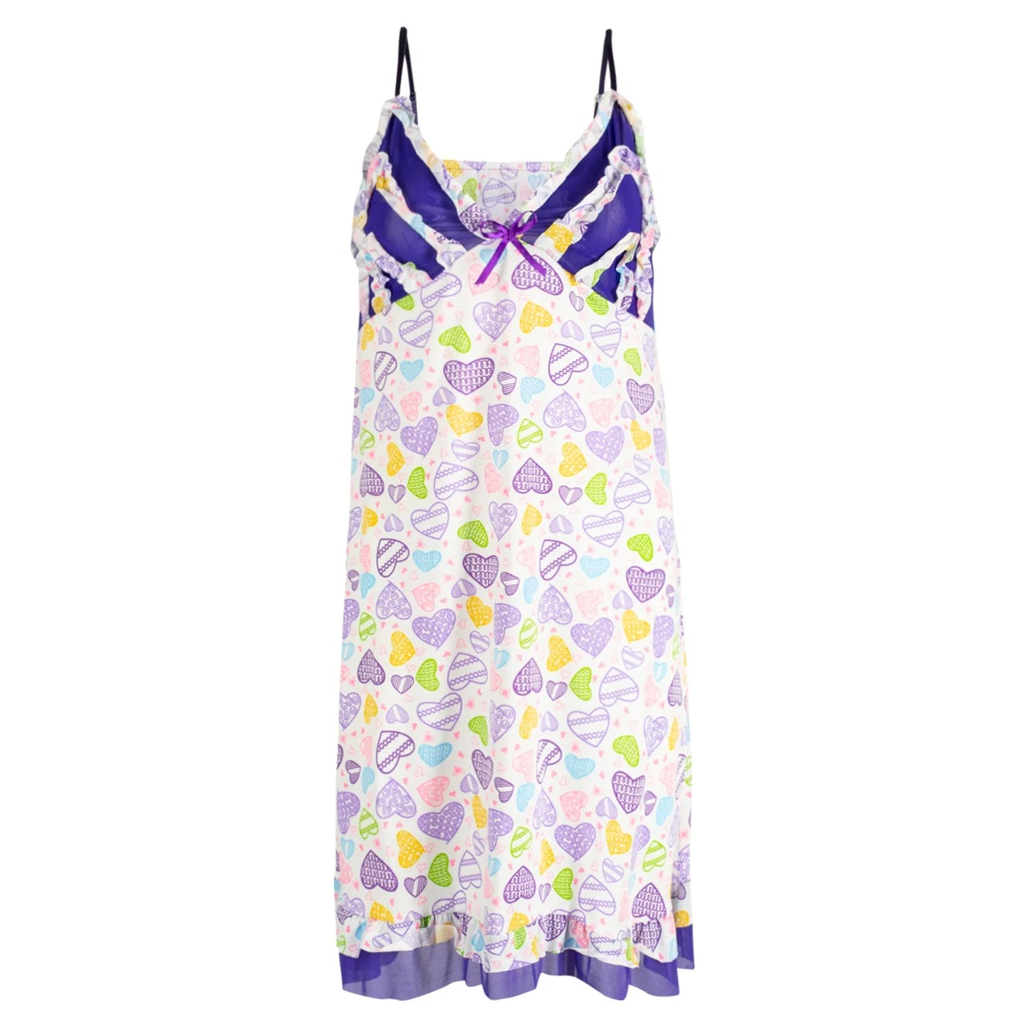 JEFFRICO Womens Sleeveless Nightgowns Sleepwear Soft Pajama Dress Nightshirts