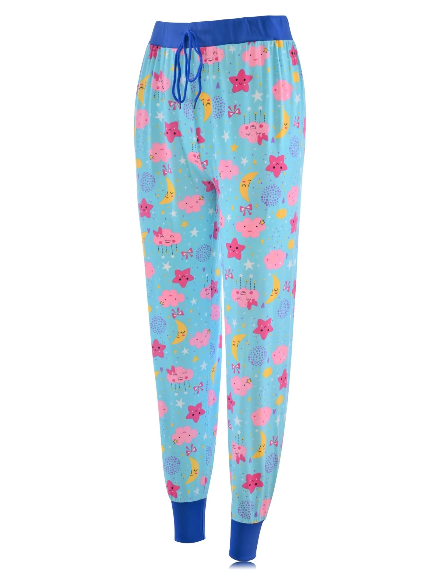 JEFFRICO Pajama Pants For Women Soft Comfy Drawstring Jogger Pajama Pants Sleepwear