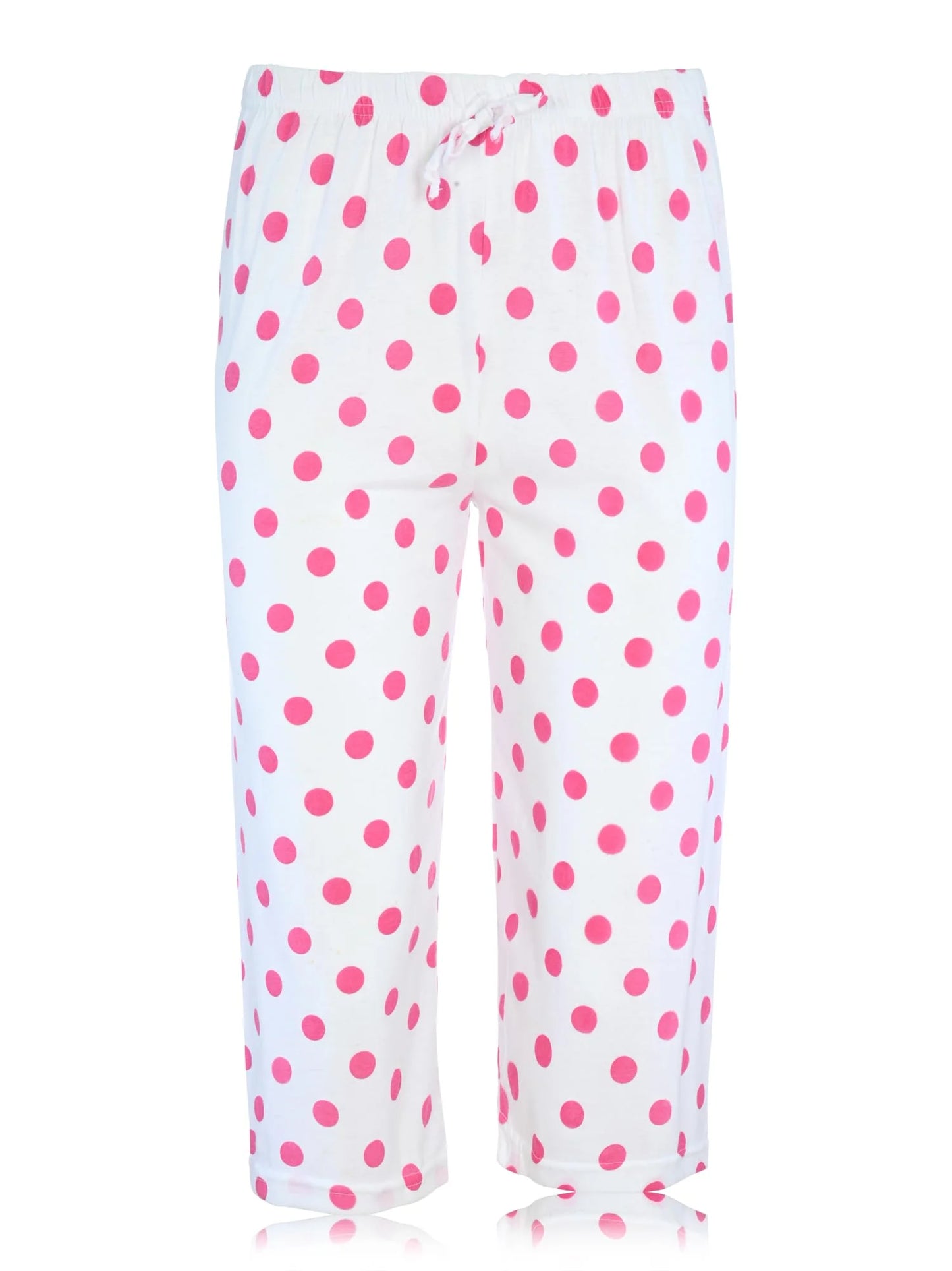 JEFFRICO Pajamas For Women Capri Set Sleepwear Soft Pajamas Short Sleeve Pajama Sleepshirt With Capri Pants