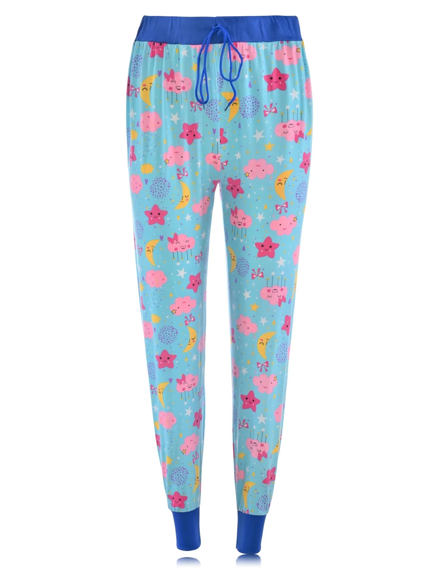 JEFFRICO Pajama Pants For Women Soft Comfy Drawstring Jogger Pajama Pants Sleepwear