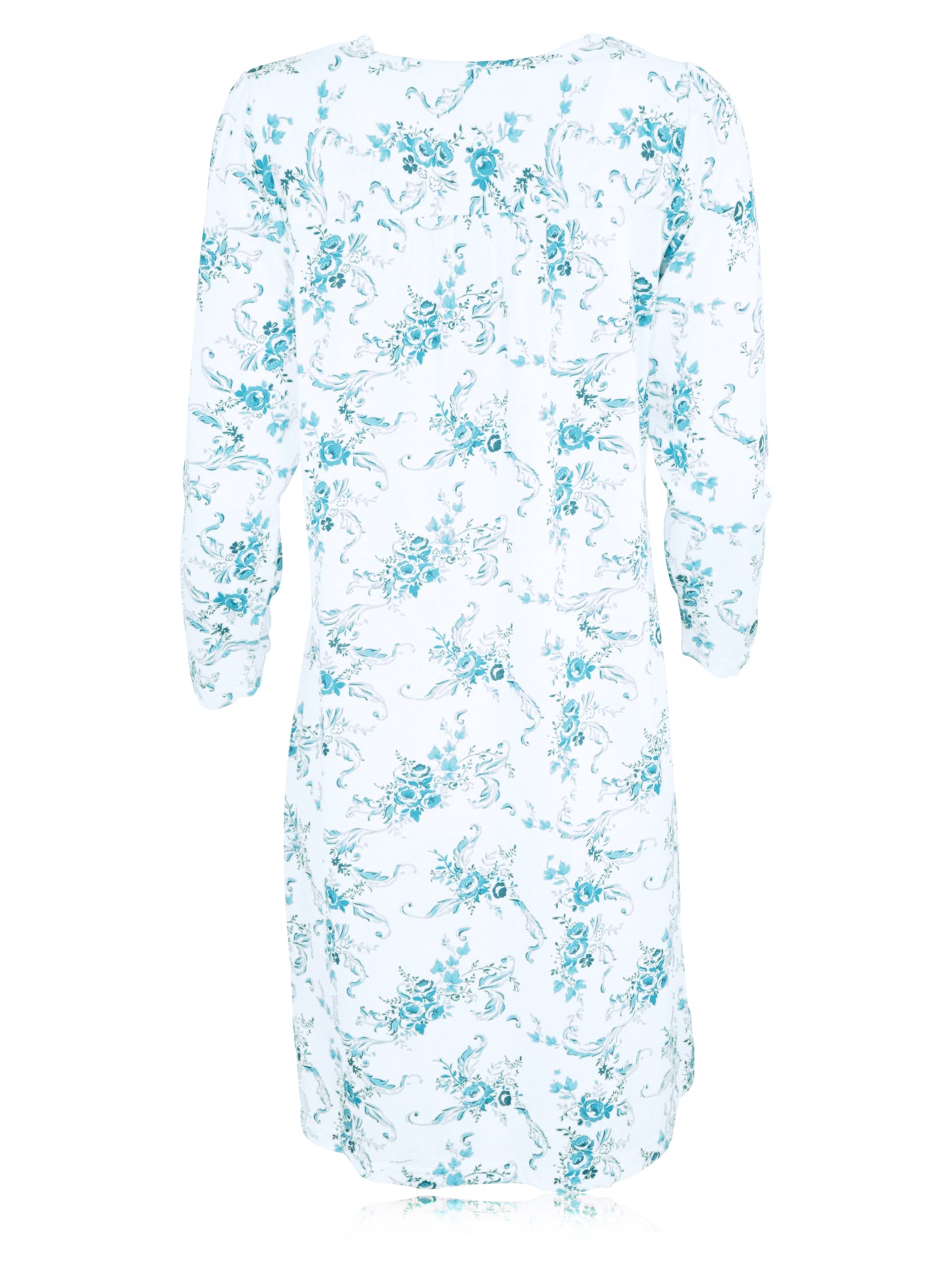 JEFFRICO Womens Long Sleeve Nightgowns Sleepwear Soft Pajama Dress Nightshirts