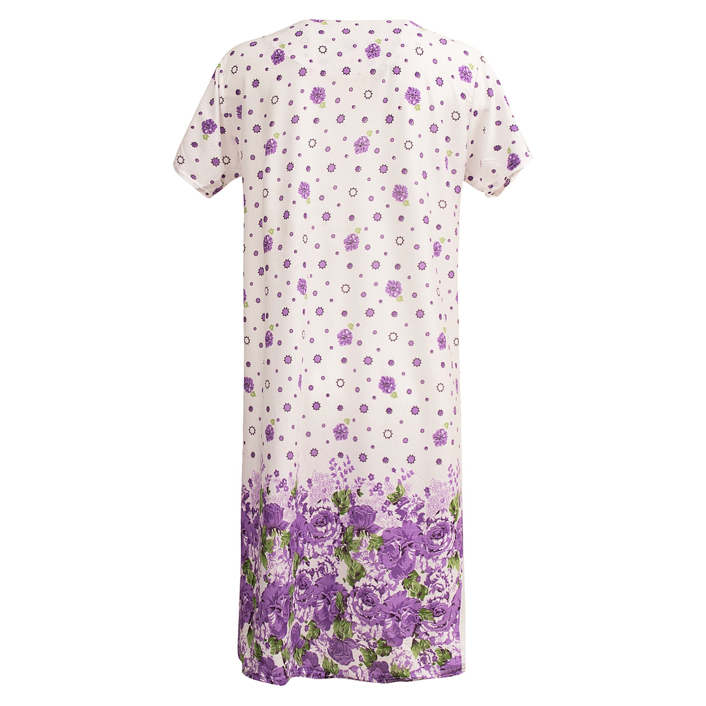 JEFFRICO Womens Nightgowns Short Sleeve Sleepwear Soft Pajama Dress Nightshirts