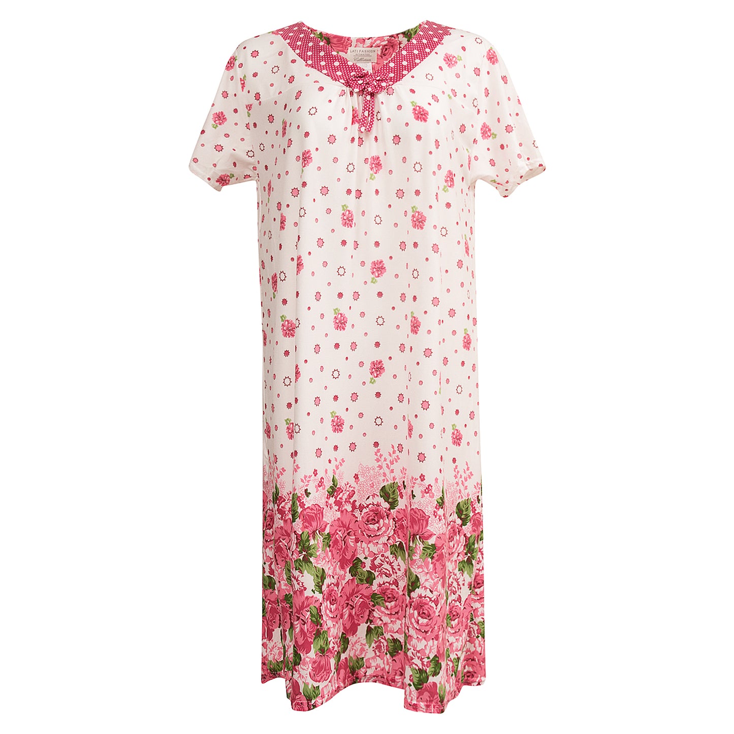 JEFFRICO Womens Nightgowns Short Sleeve Sleepwear Soft Pajama Dress Nightshirts