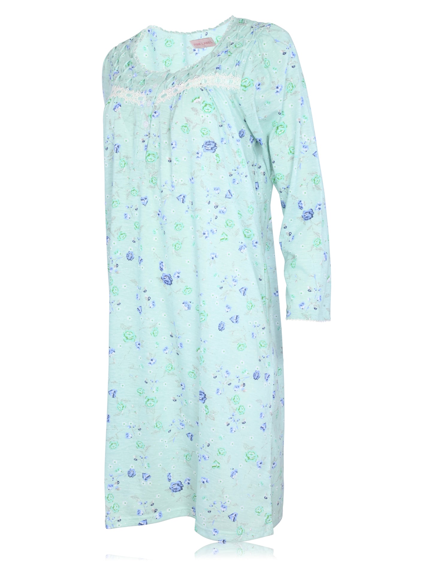 JEFFRICO Womens Long Sleeve Nightgowns Sleepwear Soft Pajama Dress Nightshirts