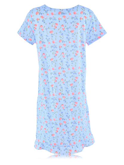 JEFFRICO Womens Nightgowns Sleepwear Soft Pajama Dress Nightshirts