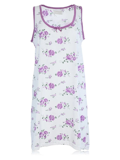 JEFFRICO Womens Sleeveless Nightgowns Sleepwear Soft Pajama Dress Nightshirts