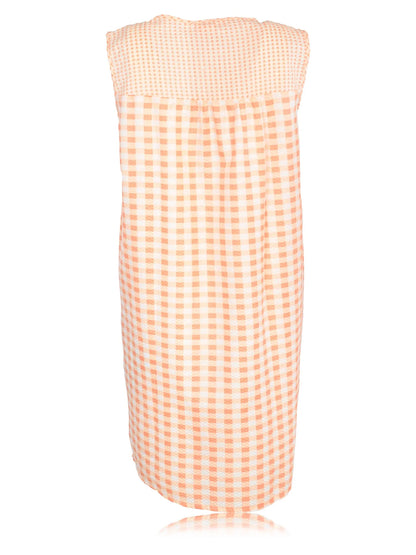 JEFFRICO House Dresses for Women with Pockets - Lightweight Breathable Sleeveless Muumuu & Nightgowns - Zipper Front Housecoat and Dusters for Women