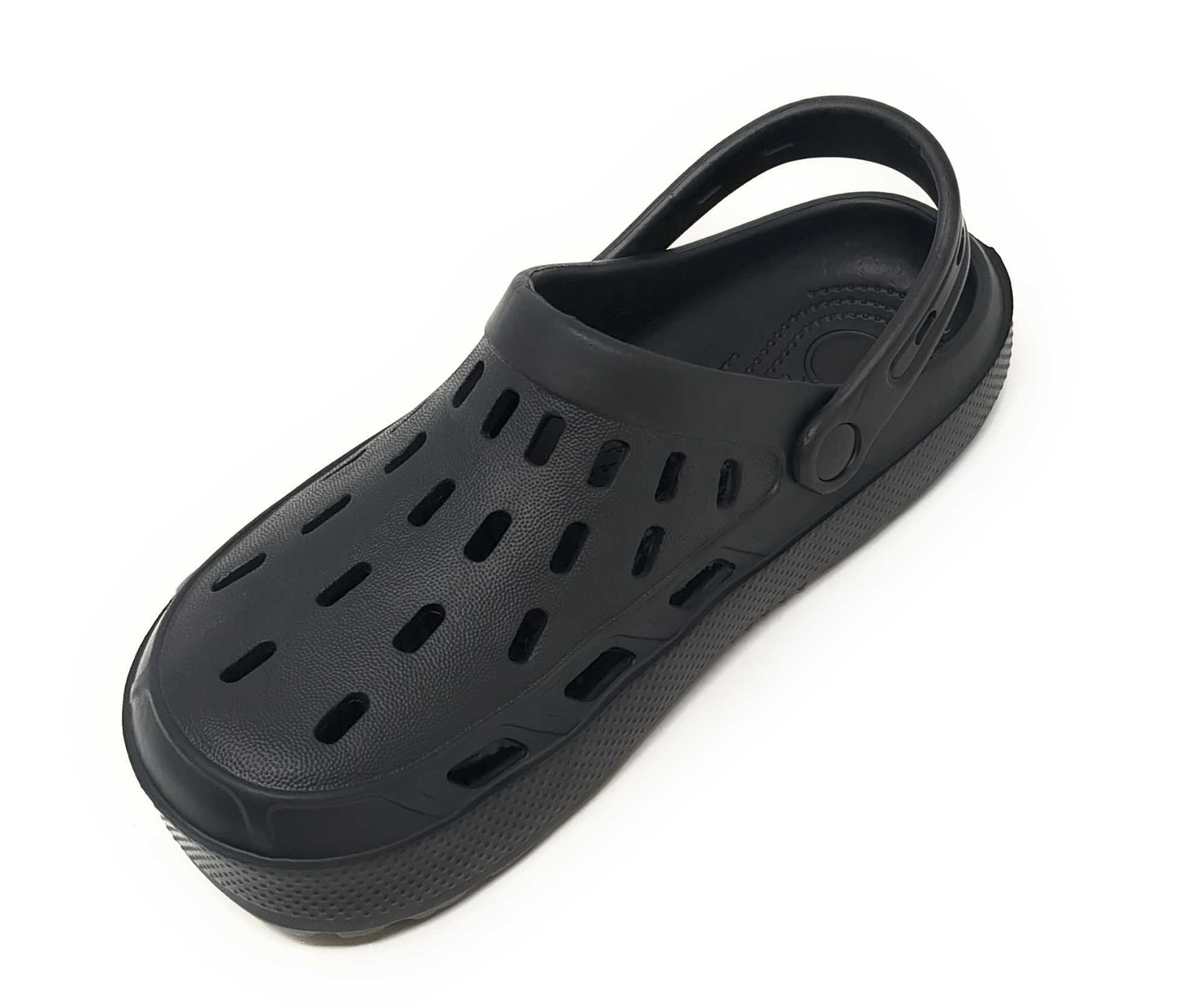 JEFFRICO Mens Slip-On Clogs with Heel Strap – Lightweight EVA Comfort Shoes for Garden, Beach And Everyday Wear