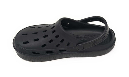 JEFFRICO Mens Slip-On Clogs with Heel Strap – Lightweight EVA Comfort Shoes for Garden, Beach And Everyday Wear