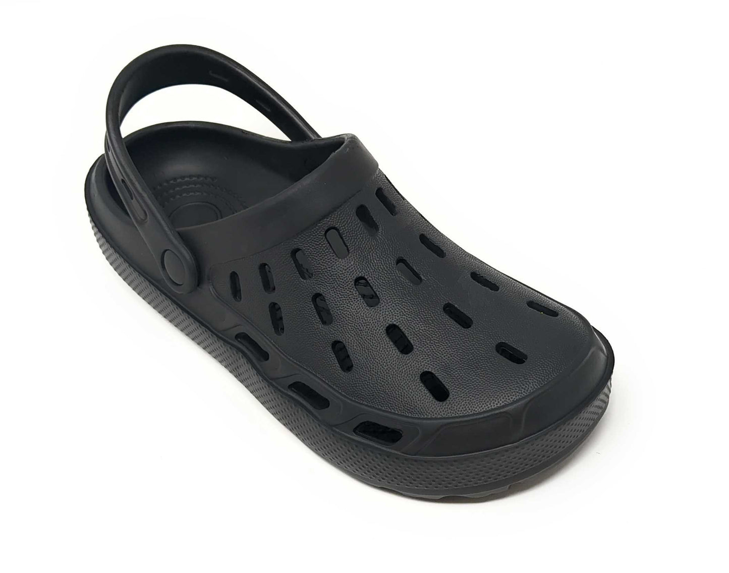 JEFFRICO Mens Slip-On Clogs with Heel Strap – Lightweight EVA Comfort Shoes for Garden, Beach And Everyday Wear