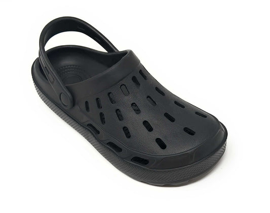 JEFFRICO Mens Slip-On Clogs with Heel Strap – Lightweight EVA Comfort Shoes for Garden, Beach And Everyday Wear