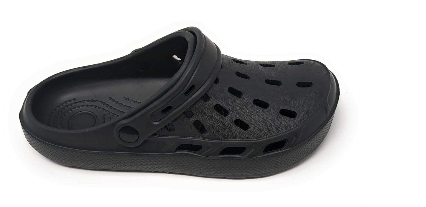 JEFFRICO Mens Slip-On Clogs with Heel Strap – Lightweight EVA Comfort Shoes for Garden, Beach And Everyday Wear