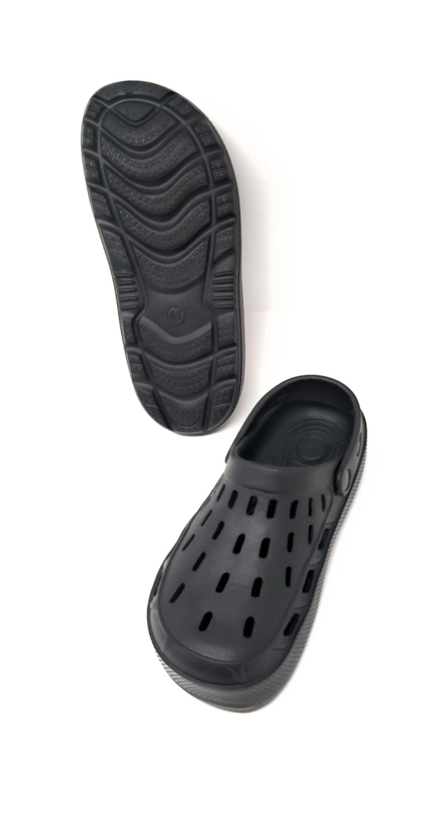 JEFFRICO Mens Slip-On Clogs with Heel Strap – Lightweight EVA Comfort Shoes for Garden, Beach And Everyday Wear