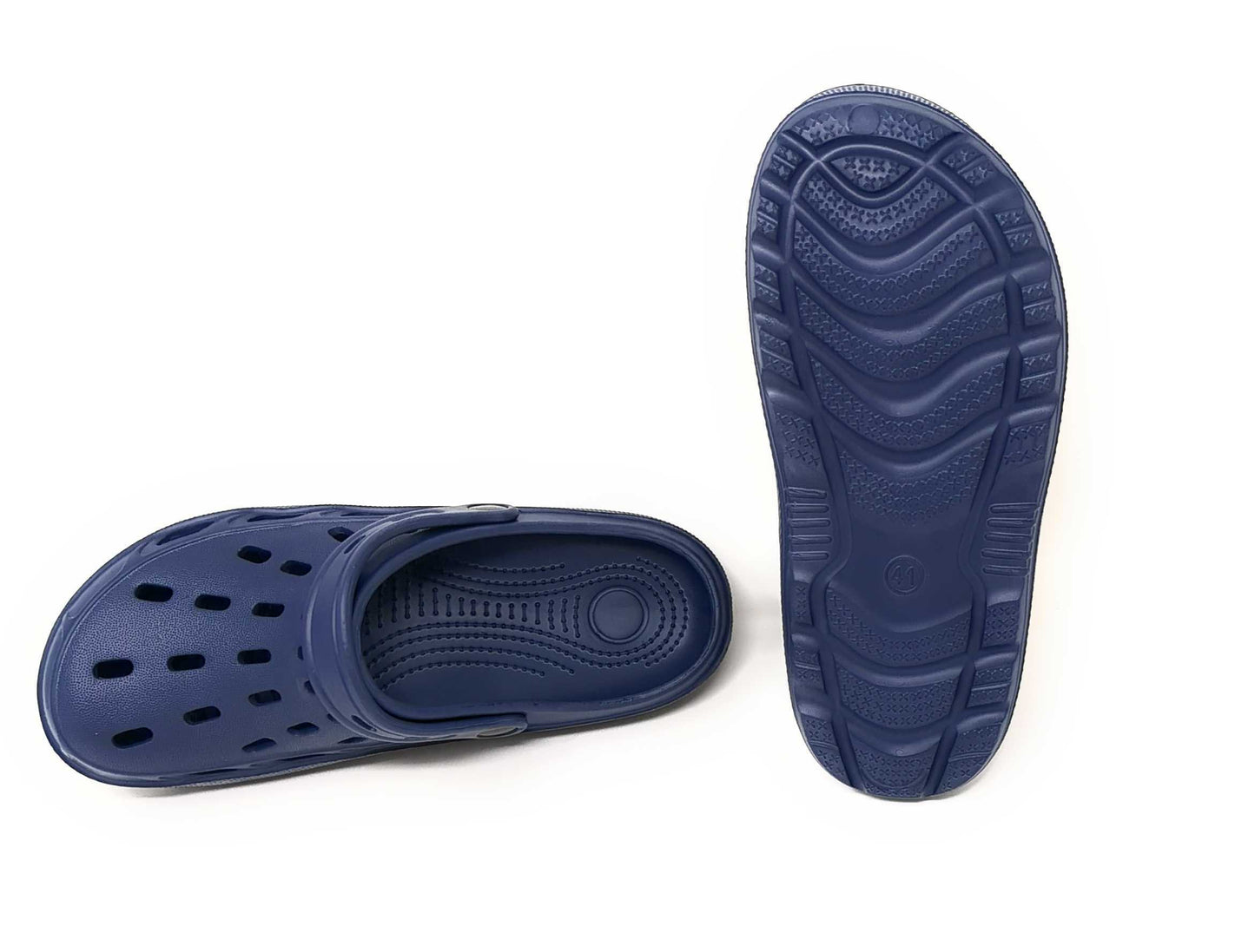 JEFFRICO Mens Slip-On Clogs with Heel Strap – Lightweight EVA Comfort Shoes for Garden, Beach And Everyday Wear
