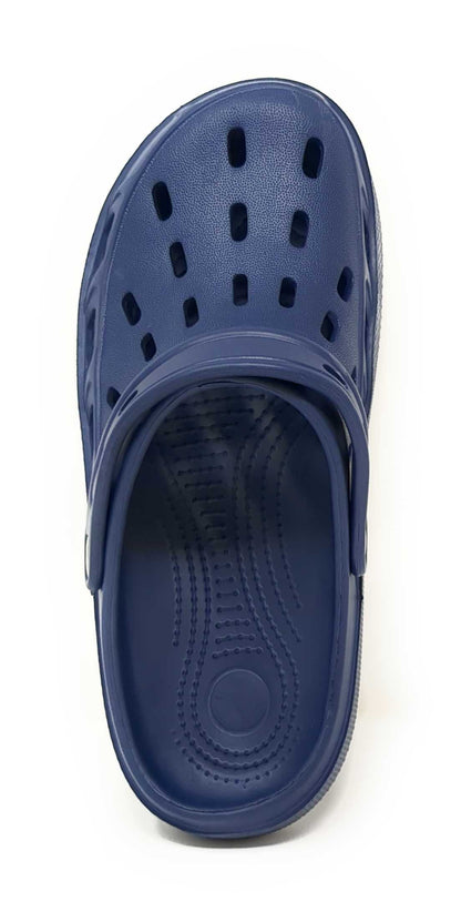 JEFFRICO Mens Slip-On Clogs with Heel Strap – Lightweight EVA Comfort Shoes for Garden, Beach And Everyday Wear