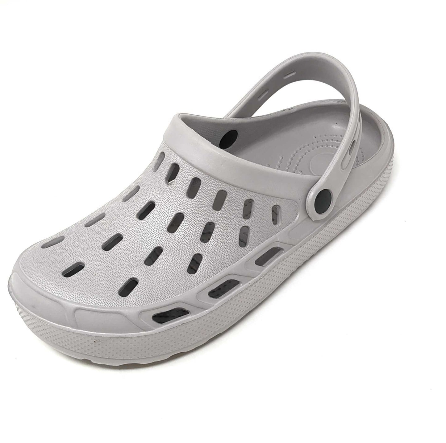 JEFFRICO Mens Slip-On Clogs with Heel Strap – Lightweight EVA Comfort Shoes for Garden, Beach And Everyday Wear