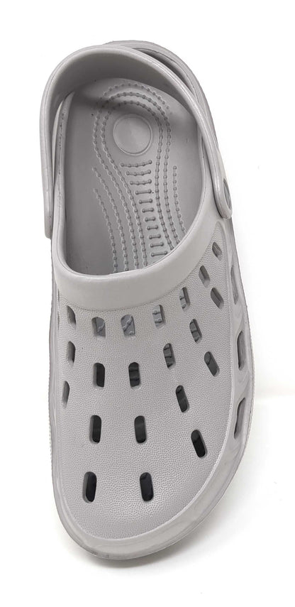 JEFFRICO Mens Slip-On Clogs with Heel Strap – Lightweight EVA Comfort Shoes for Garden, Beach And Everyday Wear