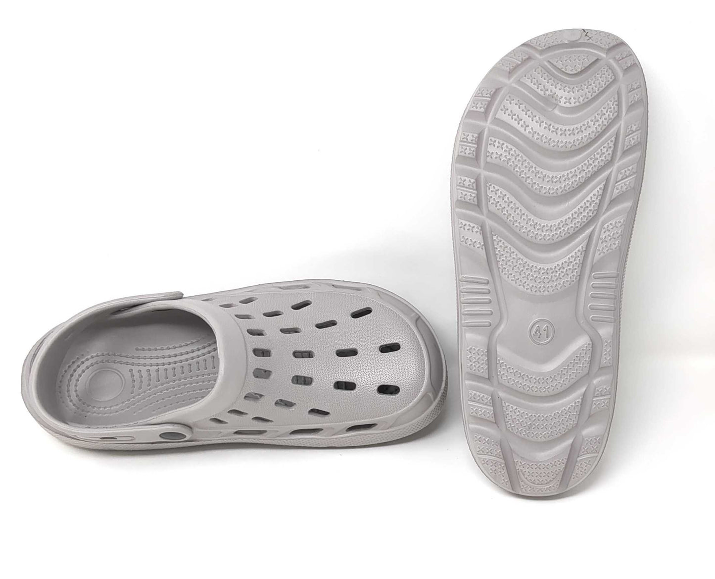 JEFFRICO Mens Slip-On Clogs with Heel Strap – Lightweight EVA Comfort Shoes for Garden, Beach And Everyday Wear