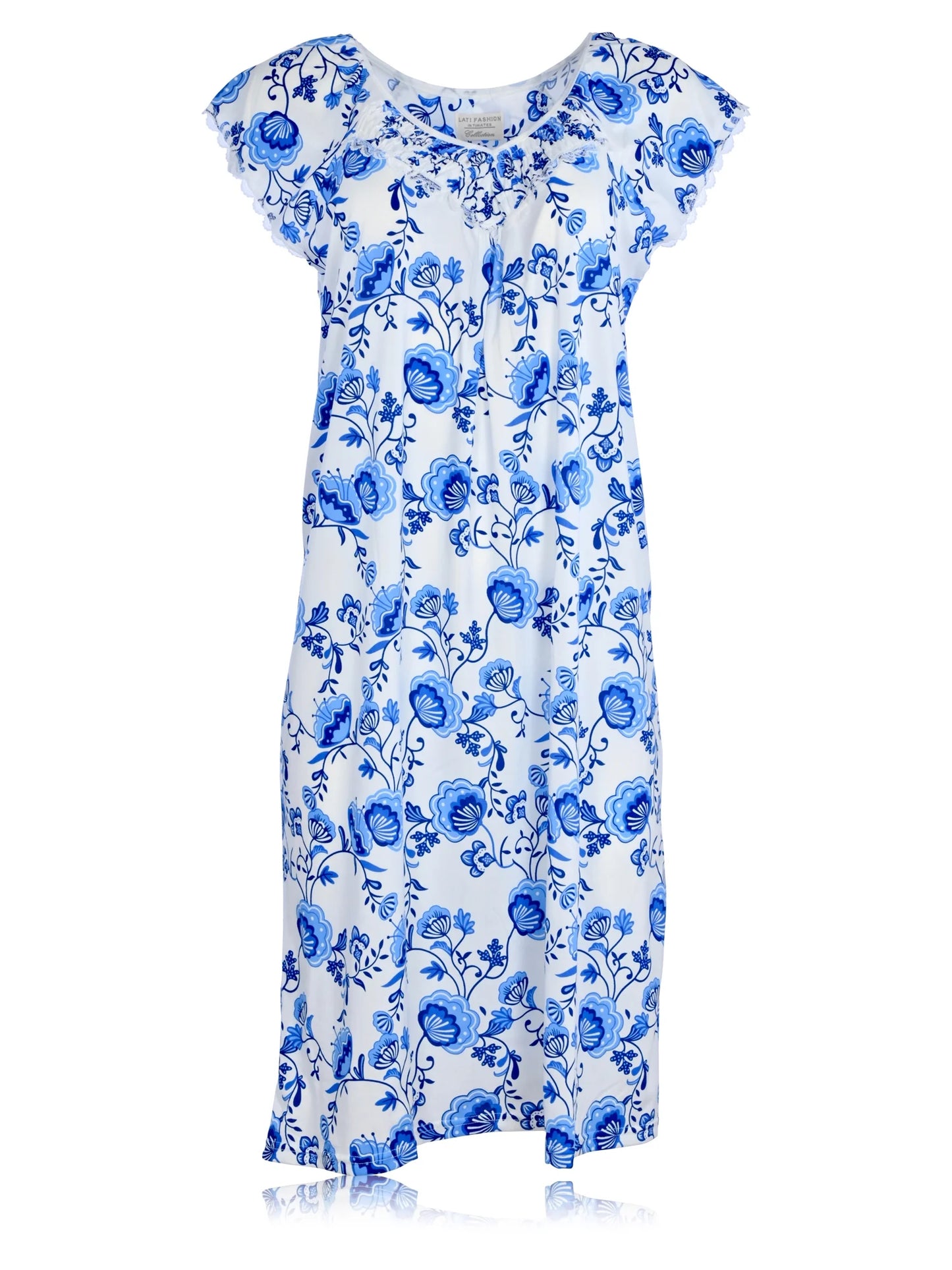 JEFFRICO Womens Nightgowns Sleepwear Soft Pajama Dress Nightshirts