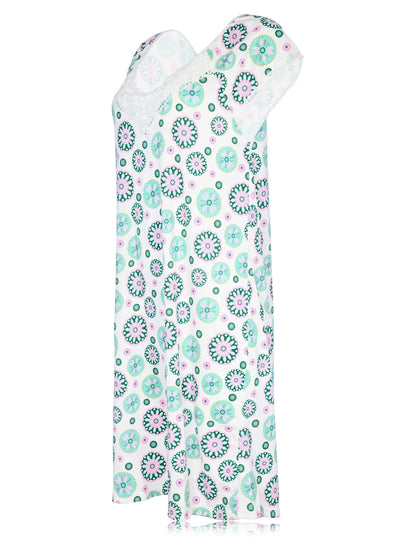 JEFFRICO Womens Nightgowns Sleepwear Soft Pajama Dress Nightshirts