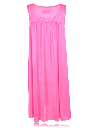 JEFFRICO Womens Sleeveless Nightgowns Sleepwear Soft Pajama Dress Nightshirts