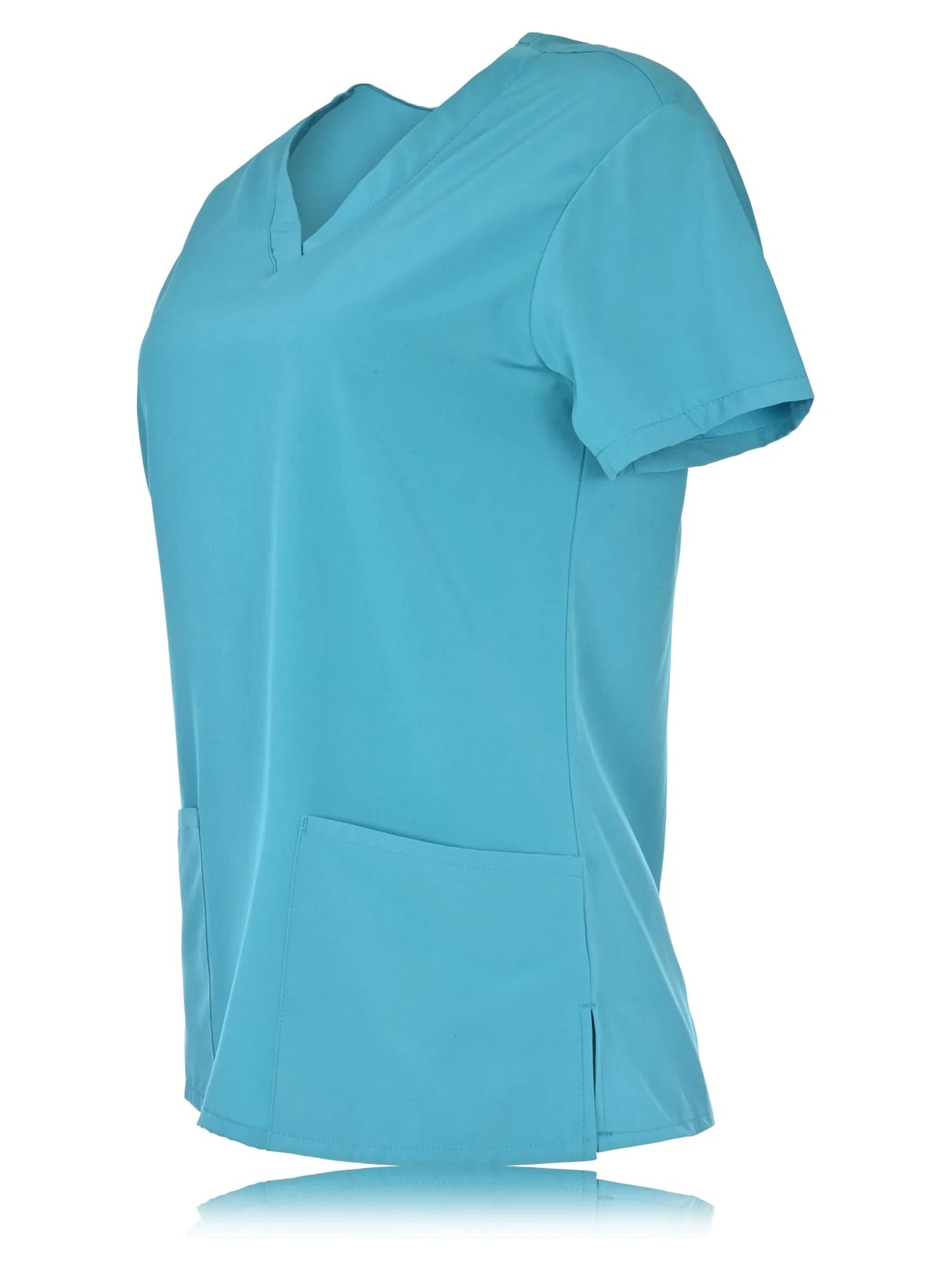 JEFFRICO Scrubs For Women Scrub Set V-Neck Scrub Top and Jogger Scrub Pants Lightweight 4 Way Stretch Soft 5 Pockets
