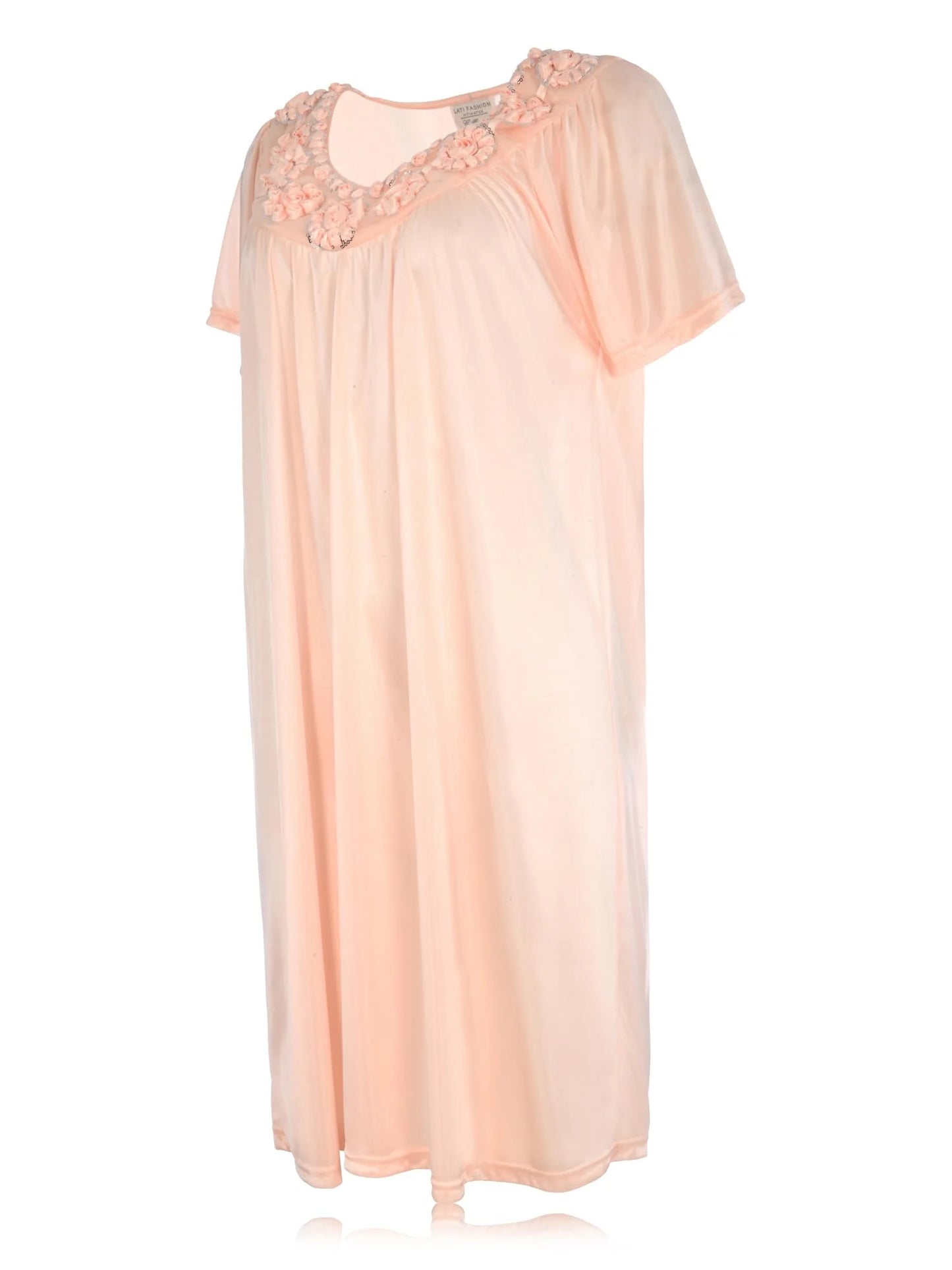 JEFFRICO Womens Short Sleeve Nightgowns Sleepwear Soft Pajama Dress Nightshirts