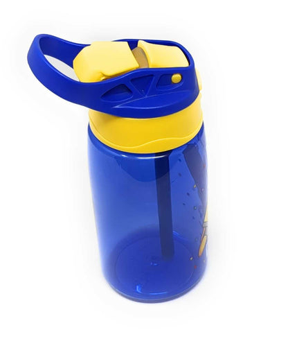 Kids Water Bottle 16 oz, BPA-Free Reusable Bottle with One-Click Flip Lid, Leak-Resistant