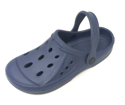 JEFFRICO Mens Slip-On Clogs with Heel Strap – Lightweight EVA Comfort Shoes for Garden, Beach And Everyday Wear