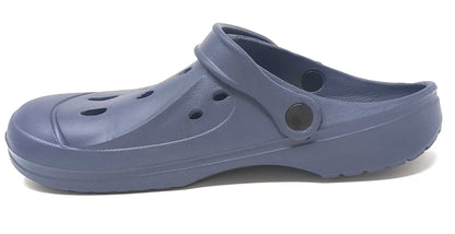 JEFFRICO Mens Slip-On Clogs with Heel Strap – Lightweight EVA Comfort Shoes for Garden, Beach And Everyday Wear