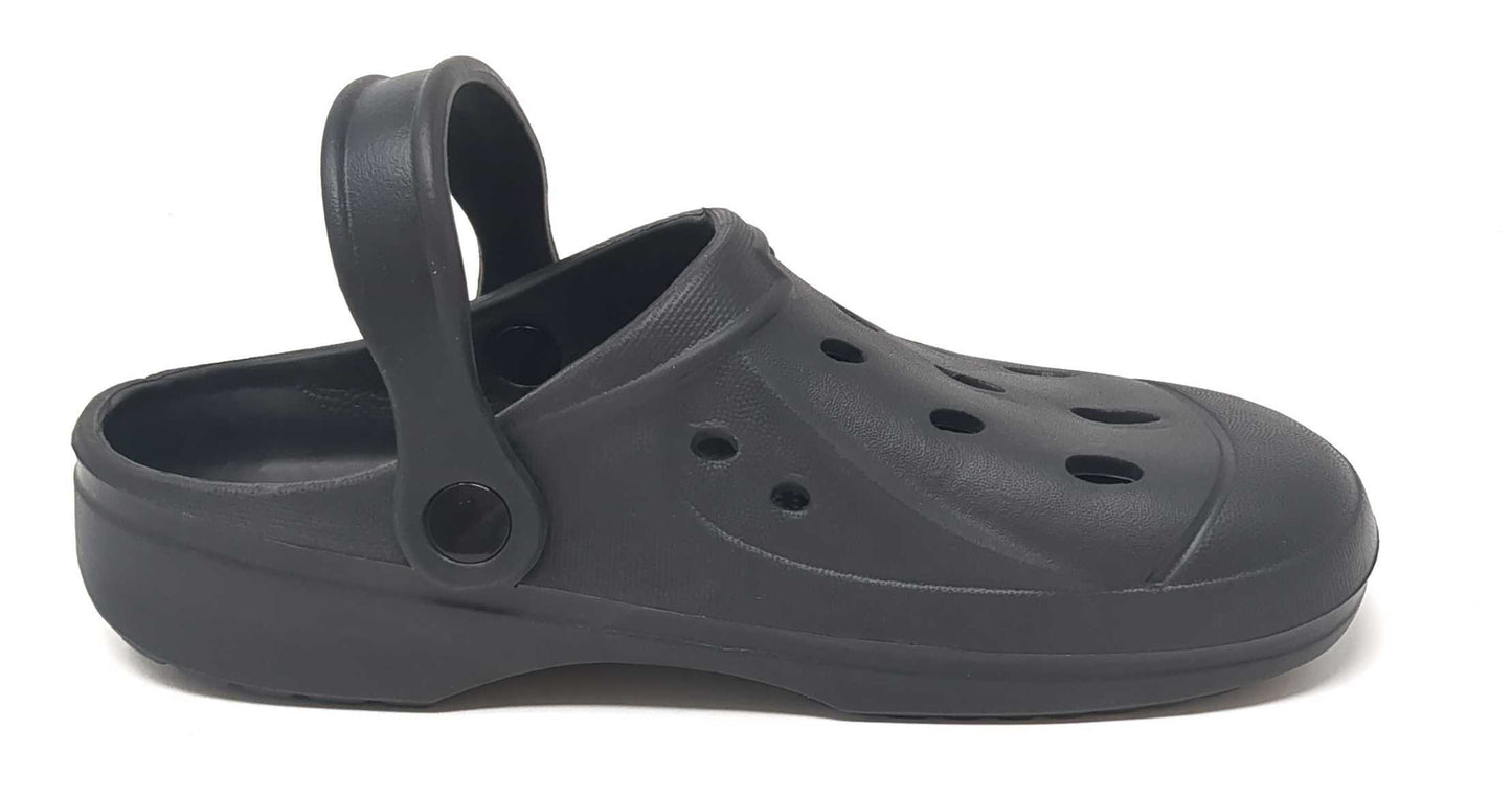 JEFFRICO Mens Slip-On Clogs with Heel Strap – Lightweight EVA Comfort Shoes for Garden, Beach And Everyday Wear