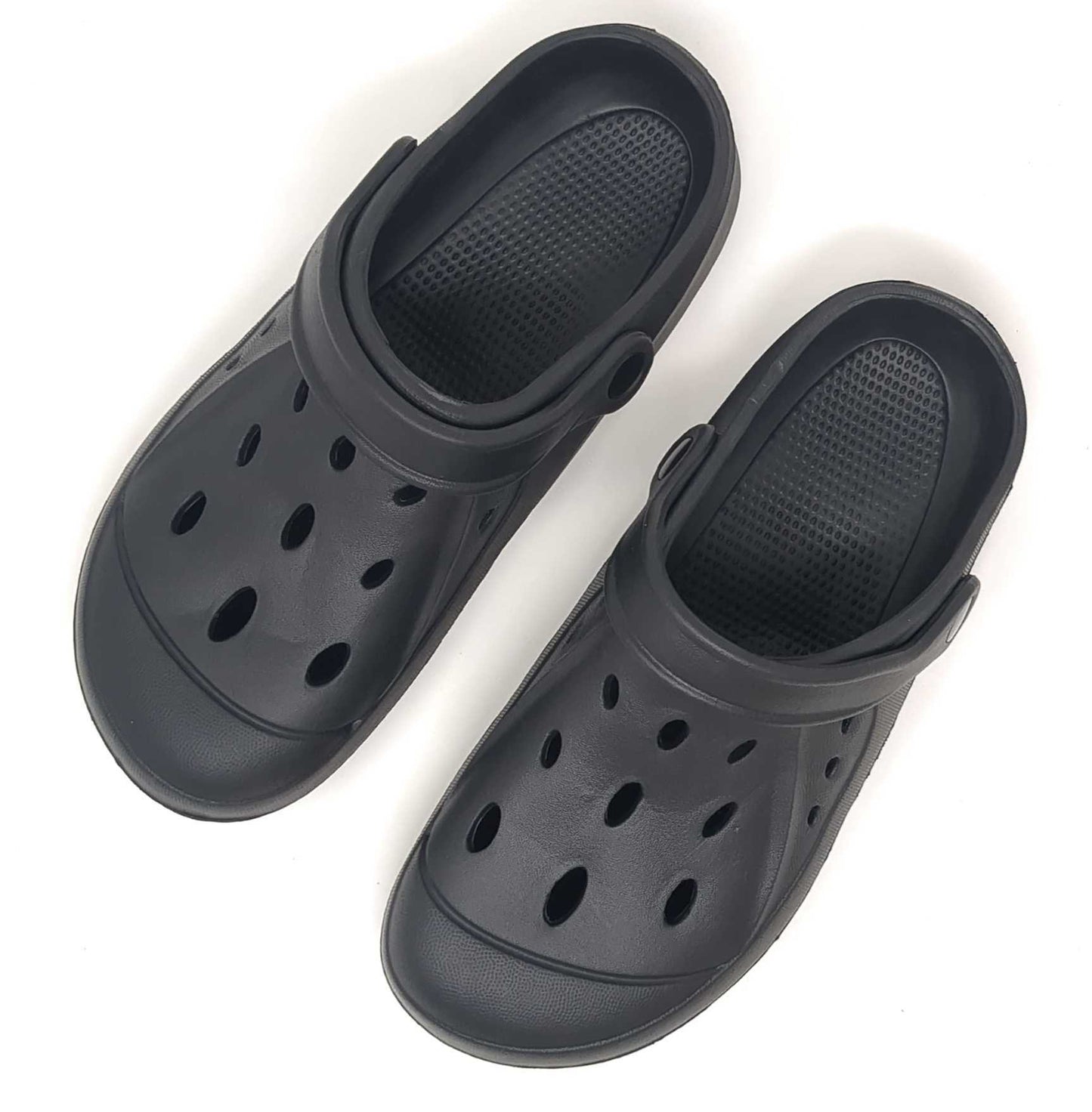 JEFFRICO Mens Slip-On Clogs with Heel Strap – Lightweight EVA Comfort Shoes for Garden, Beach And Everyday Wear