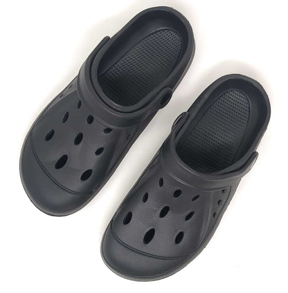 JEFFRICO Mens Slip-On Clogs with Heel Strap – Lightweight EVA Comfort Shoes for Garden, Beach And Everyday Wear