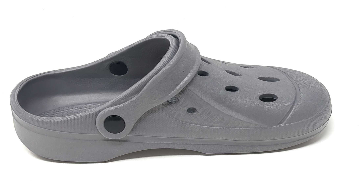 JEFFRICO Mens Slip-On Clogs with Heel Strap – Lightweight EVA Comfort Shoes for Garden, Beach And Everyday Wear