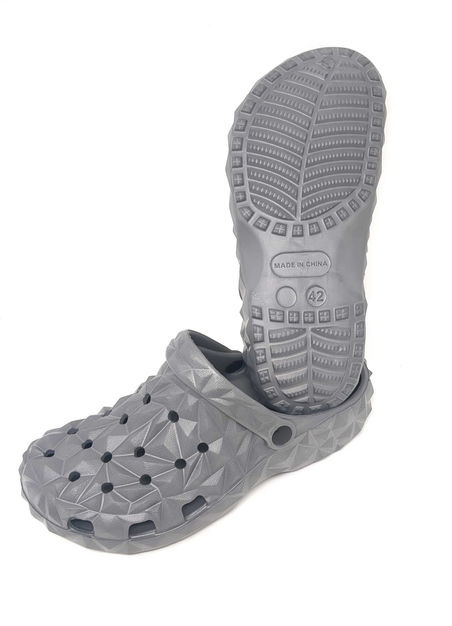 JEFFRICO Mens Slip-On Clogs with Heel Strap – Lightweight EVA Comfort Shoes for Garden, Beach And Everyday Wear