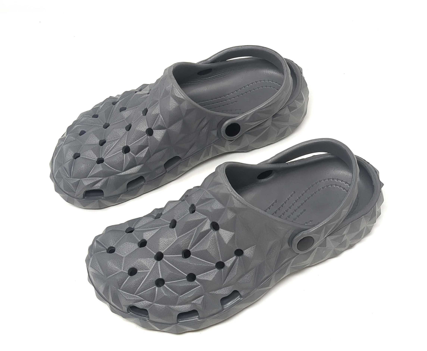 JEFFRICO Mens Slip-On Clogs with Heel Strap – Lightweight EVA Comfort Shoes for Garden, Beach And Everyday Wear