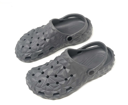 JEFFRICO Mens Slip-On Clogs with Heel Strap – Lightweight EVA Comfort Shoes for Garden, Beach And Everyday Wear